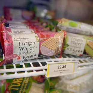 frozen water sandwiches