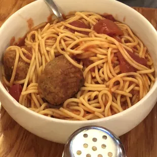 Spaghetti and Meatballs