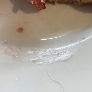 Hair found baked inside my waffle
