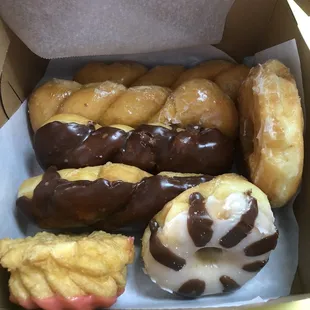 Twists are the same price as glaze $1.50 (all their prices include tax).