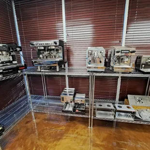 Inside the store - Espresso Machines
