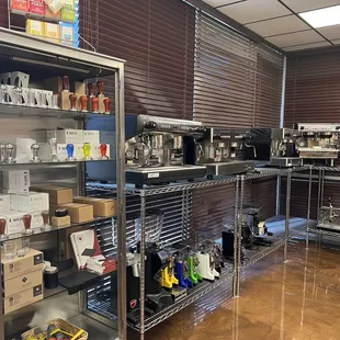 Inside the store