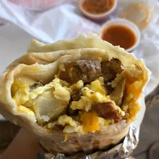 Burrito Bacon Breakfast