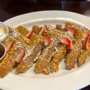 Flaked French Toast Breakfast