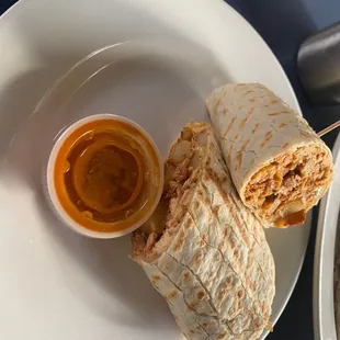 Chorizo breakfast burrito