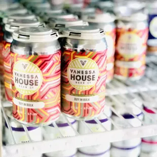 "Buy in Bulk" milkshake IPA. Packaged, chilled, &amp; ready to go. June 2020.