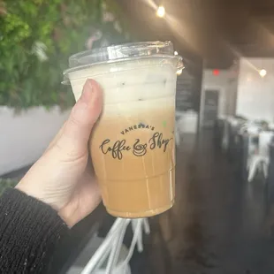 Vanilla cream latte