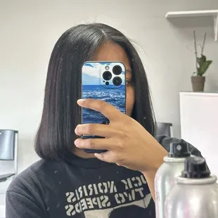 My hair felt so full and pretty