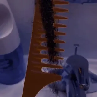 I know hair sheds but mine sheds so much that i can make a wig....