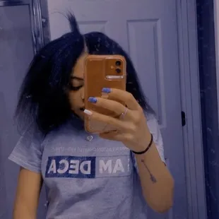 Left side of hair is super thin now.