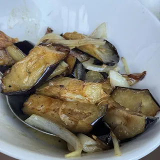 Wok Fried Garlic Eggplant