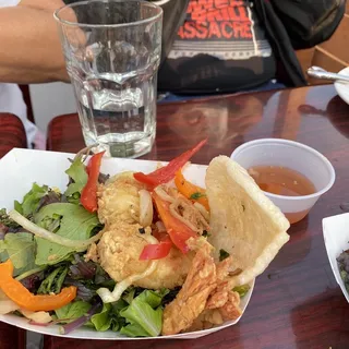 Spicy Lemongrass Calamari and Prawns