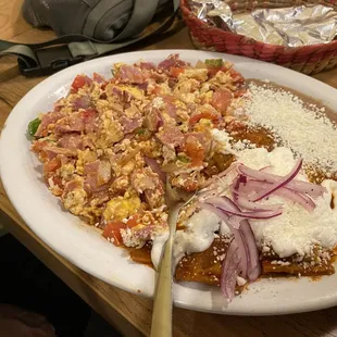 Huevos con jamón a la mexicana!