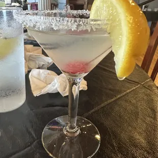 Lemon drop martini