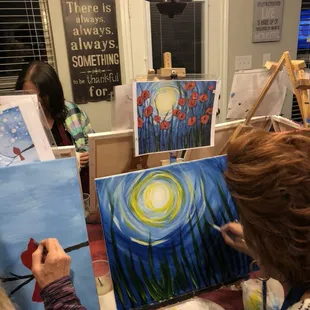 Mama's birthday Paint Party