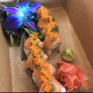 a variety of sushi