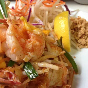 PadThai with flesh shrimp