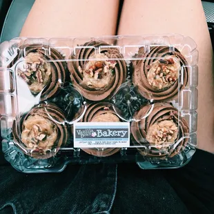 German Chocolate Cupcakes