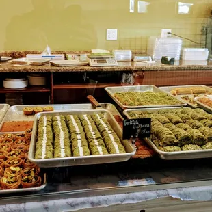 a variety of pastries