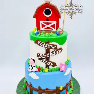 Barnyard cake