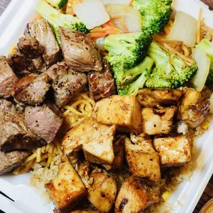 a plate of food