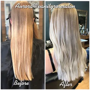 Balayage by Aurora @vanityrosesalon