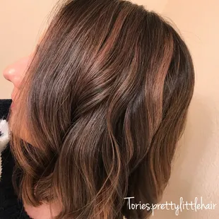 Dimensional Balayage and Hair color done by Torie