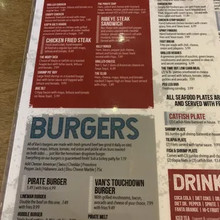 Burgers! The Touchdown burger of course! 9-29-22