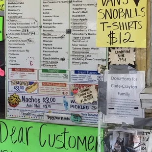 Prices and flavors as of May 10, 2016