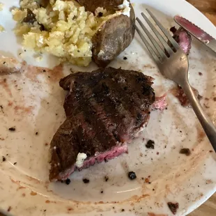 Ribeye and potato