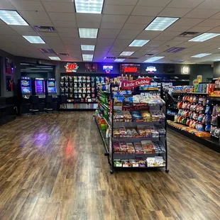 the inside of a grocery store
