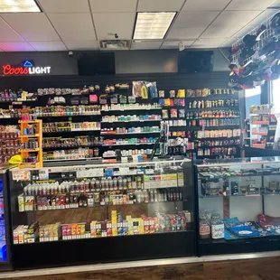 the inside of a store