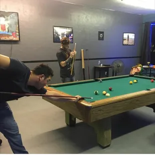 Yes a pool table! vape and play pool now that's what the vaping community is all about at vapeculture in hanford
