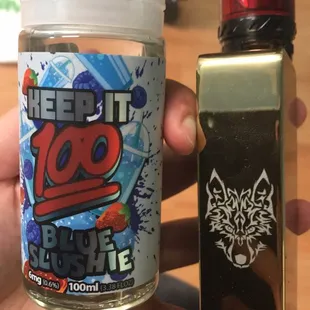 Blue Slushie juice and new mod!