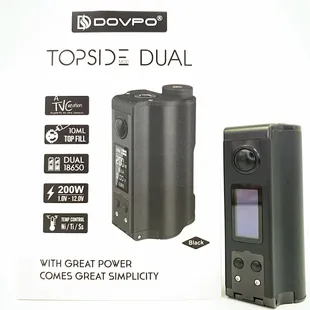 Topside Dual Squonk Box Mod (Batteries Included)