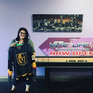 Another happy raffle winner!