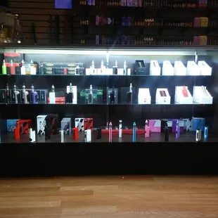 Just one of the showcases full of really nice affordable vaping devices.