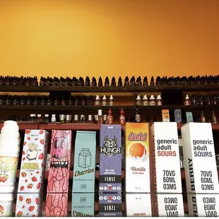 We have a flavor for everyone... We only stock the best e juice flavors around.