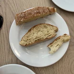 Bread tasted good, but was cold