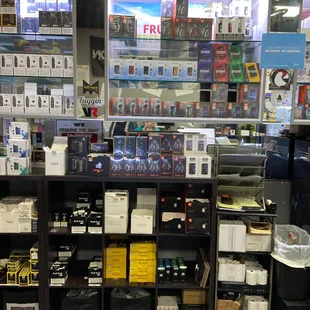 Huge selection of vapes