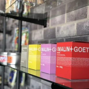 Candles by Malin + Goetz and Palo Santo wood chips