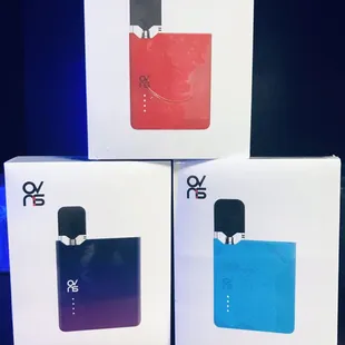 OVNS JC01 pod system. Pocket sized device. 400 mAh battery. Accepts JUUL pods.