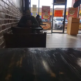 a man sitting at a table