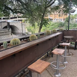 Some outdoor seating