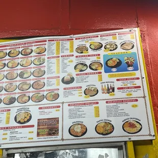 New Updated Menu