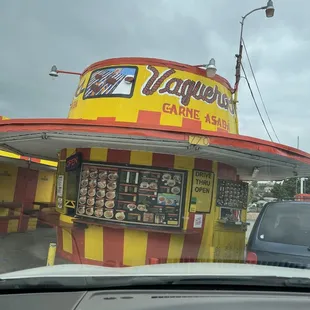 This is the taco shop also known as the yellow barrel