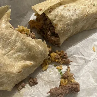 Asada burrito