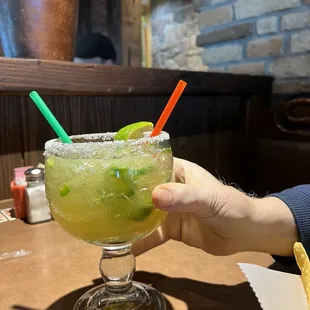 Medium(!) jalapeño margarita