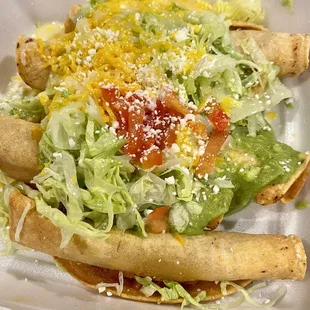 Chicken Rolled Tacos