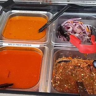 You cannot get this deal in Texas! I finally found the salsa bar.